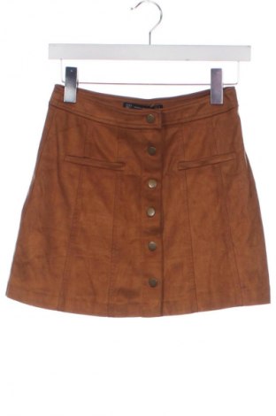 Rock Zara, Größe XS, Farbe Braun, Preis 10,99 €