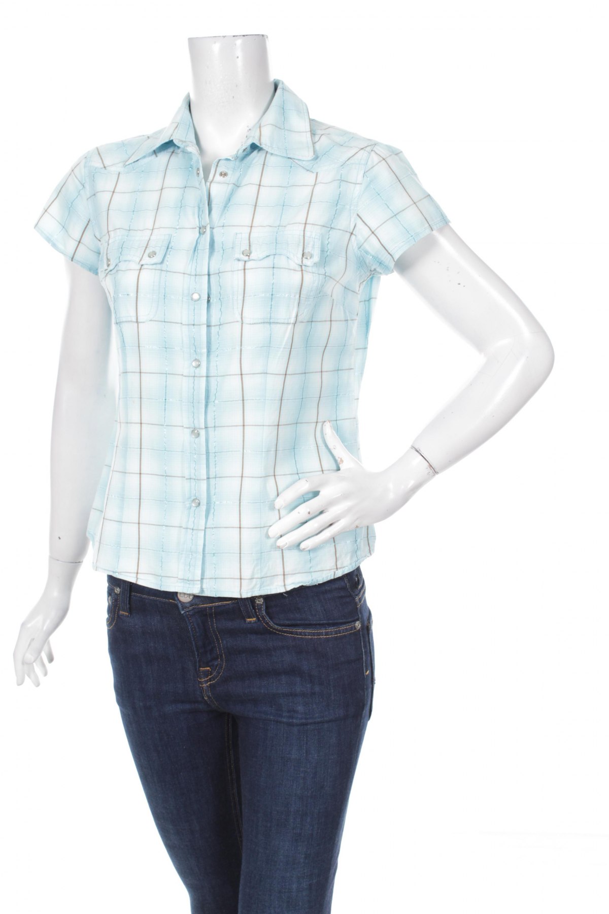 Γυναικείο πουκάμισο S:aix, Μέγεθος S, Χρώμα Μπλέ, Τιμή 9,28 €