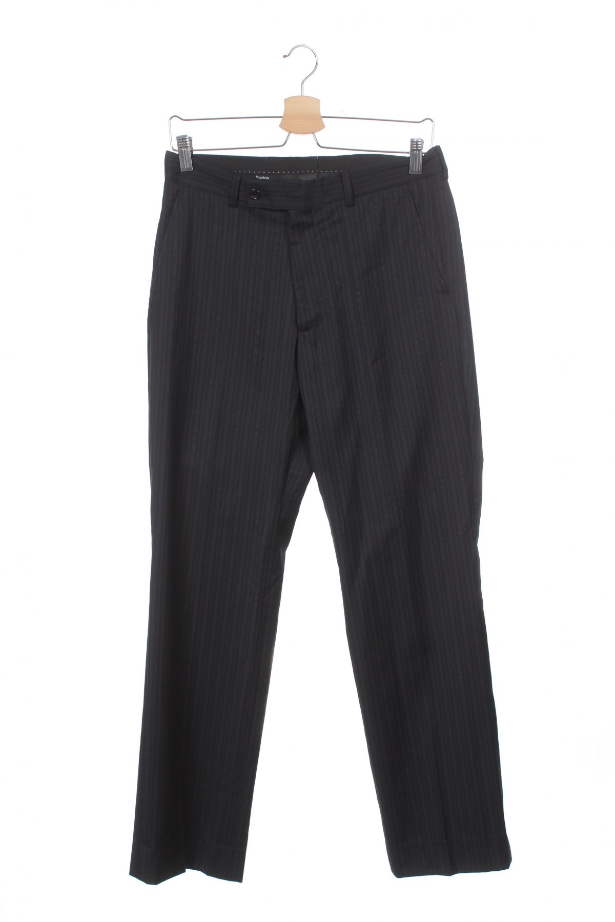 Мъжки панталон Burton of London, Размер S, Цвят Черен, Цена 24,65 лв.