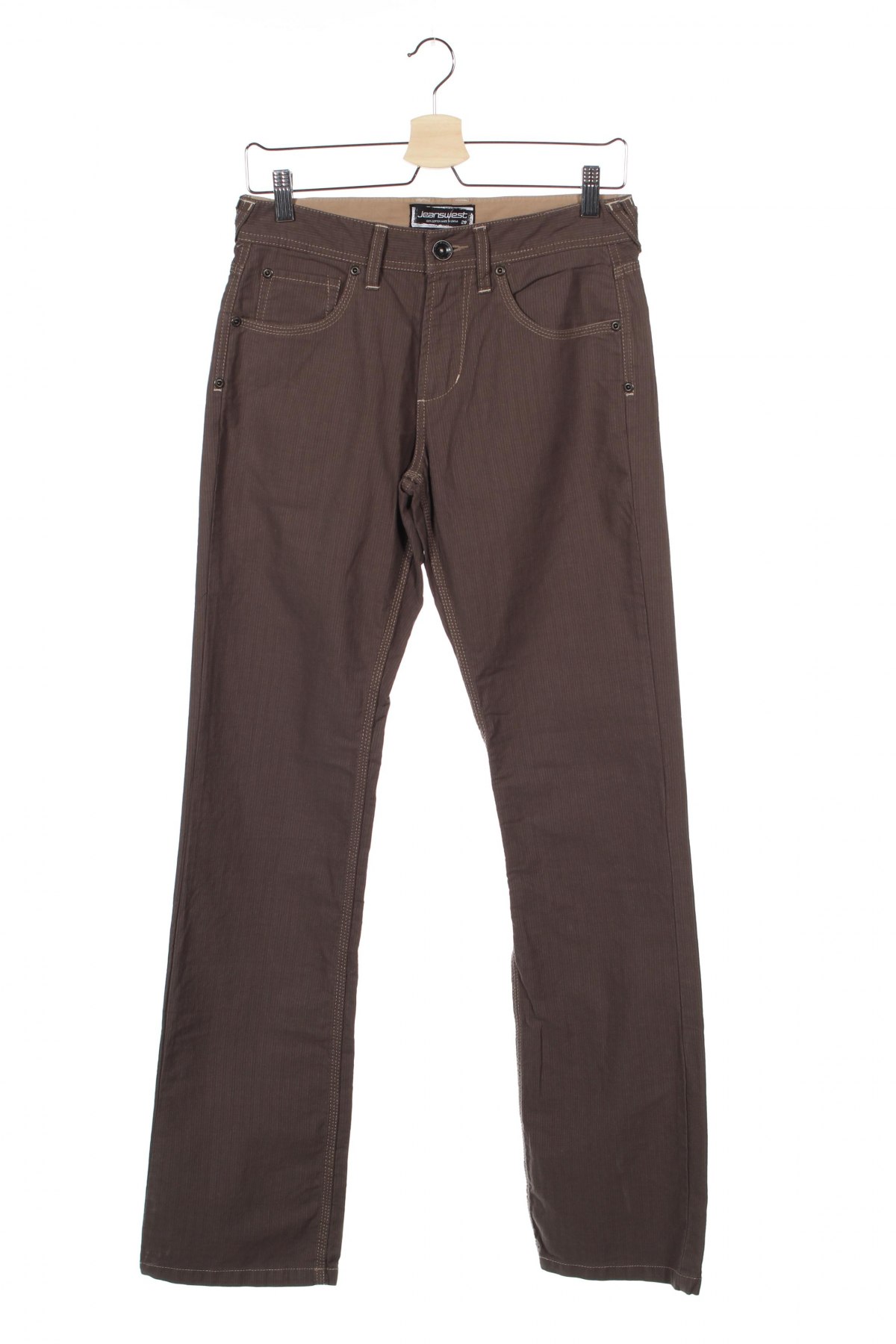Мъжки панталон Jeanswest, Размер XS, Цвят Кафяв, Цена 5,25 лв.