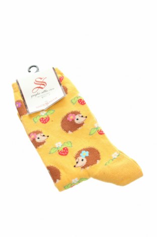 Чорапи Socksmith, Размер M, Цвят Жълт, Цена 22,05 лв.