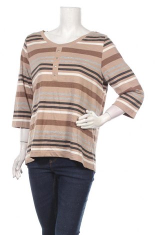 Дамска блуза Collection L, Размер XL, Цвят Бежов, 88% памук, 12% полиестер, Цена 27,30 лв.