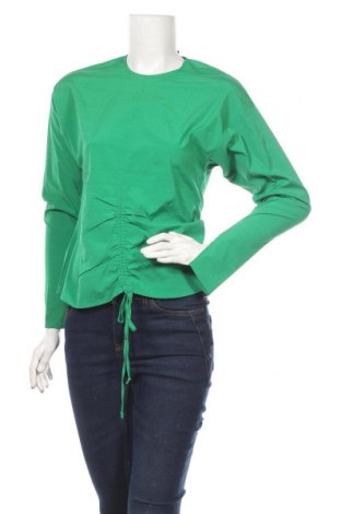 Γυναικεία μπλούζα Gina Tricot, Μέγεθος S, Χρώμα Πράσινο, 96% πολυεστέρας, 4% ελαστάνη, Τιμή 17,42 €