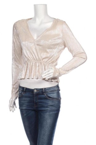 Γυναικεία μπλούζα Gina Tricot, Μέγεθος M, Χρώμα  Μπέζ, Πολυεστέρας, Τιμή 16,89 €