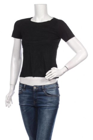Γυναικεία μπλούζα Gina Tricot, Μέγεθος XS, Χρώμα Μαύρο, 92% πολυεστέρας, 8% ελαστάνη, Τιμή 14,94 €