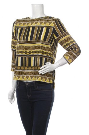 Дамска блуза H&M, Размер S, Цвят Жълт, Полиестер, Цена 24,15 лв.
