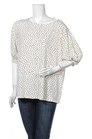 Дамска блуза H&M, Размер XXL, Цвят Екрю, 95% полиестер, 5% еластан, Цена 27,30 лв.
