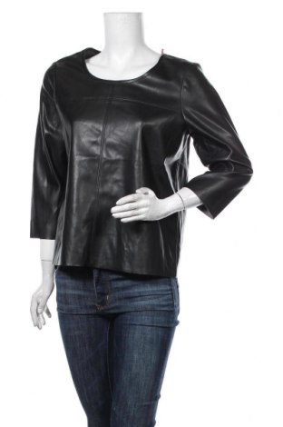 Дамска блуза S.Oliver, Размер M, Цвят Черен, Еко кожа, Цена 40,05 лв.