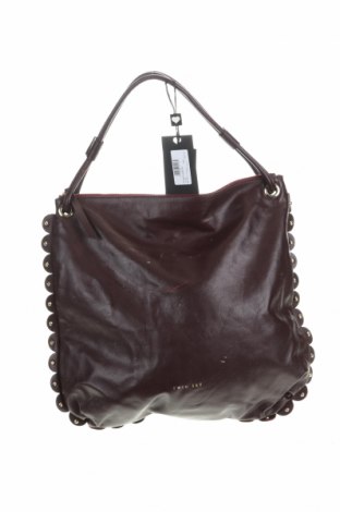 Дамска чанта TWINSET, Цвят Лилав, Естествена кожа, Цена 199,15 лв.