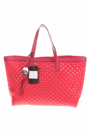 Дамска чанта Trussardi, Цвят Розов, Полиуретан, еко кожа, Цена 111,65 лв.