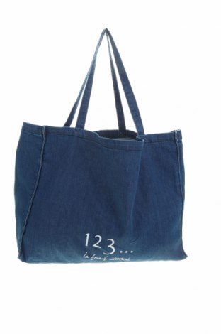 Női táska Un Deux Trois, Szín Kék, Textil, Ár 13 932 Ft