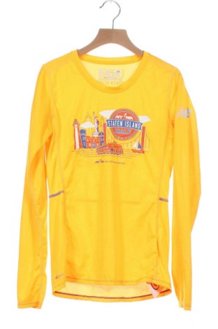 Дамска спортна блуза New Balance, Размер XS, Цвят Жълт, Полиестер, Цена 27,30 лв.
