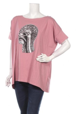 Дамска тениска, Размер XL, Цвят Розов, 75% памук, 25% полиестер, Цена 21,00 лв.