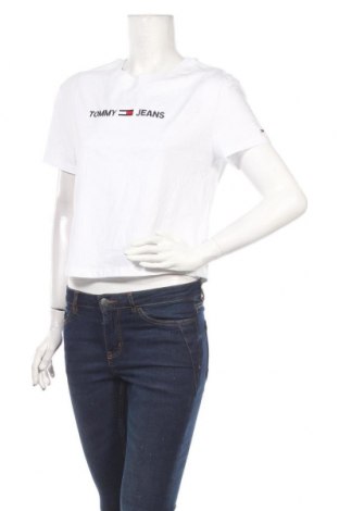 Дамска тениска Tommy Hilfiger, Размер S, Цвят Бял, Памук, Цена 63,00 лв.