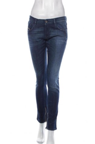 Damskie jeansy Diesel, Rozmiar L, Kolor Niebieski, 98% bawełna, 2% elastyna, Cena 195,00 zł