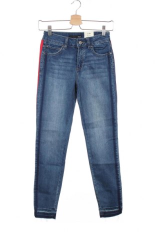 Damskie jeansy Etam, Rozmiar S, Kolor Niebieski, 53% bawełna, 26% wiskoza, 20% poliester, 1% elastyna, Cena 66,75 zł