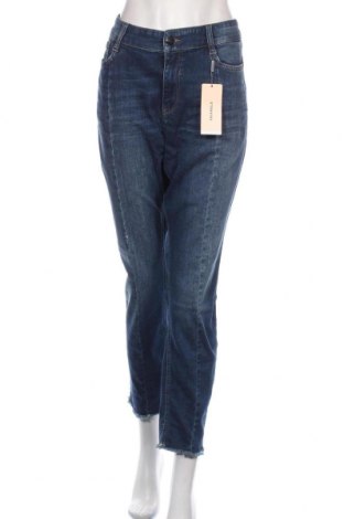 Damskie jeansy Triangle By s.Oliver, Rozmiar XL, Kolor Niebieski, 98% bawełna, 2% elastyna, Cena 225,75 zł