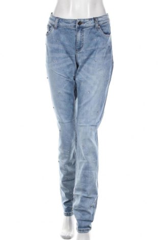 Damskie jeansy Triangle By s.Oliver, Rozmiar L, Kolor Niebieski, 93% bawełna, 6% poliester, 1% elastyna, Cena 243,25 zł