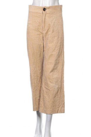 Дамски джинси Zara, Размер S, Цвят Бежов, Цена 32,55 лв.