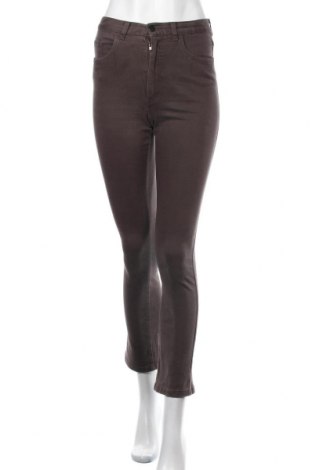 Дамски панталон Mariella Burani, Размер S, Цвят Кафяв, 98% памук, 2% еластан, Цена 22,70 лв.