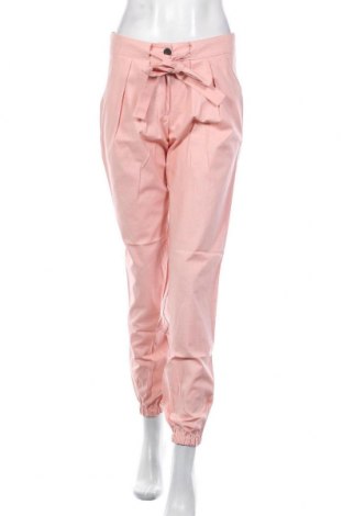 Дамски панталон Rita Koss, Размер S, Цвят Розов, 56% лен, 30% вискоза, 5% еластан, Цена 44,25 лв.