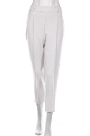 Дамски панталон TWINSET, Размер M, Цвят Бял, 53% полиестер, 43% вълна, 4% еластан, Цена 139,50 лв.