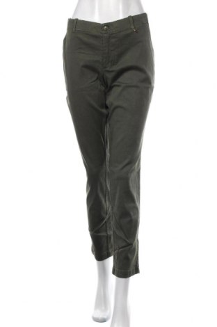 Damskie spodnie Tommy Hilfiger, Rozmiar L, Kolor Zielony, 64% tencel, 34% bawełna, 2% elastyna, Cena 453,25 zł