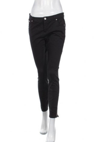 Дамски панталон Yessica, Размер M, Цвят Черен, 97% памук, 3% еластан, Цена 32,55 лв.