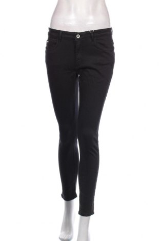 Дамски панталон Zara, Размер M, Цвят Черен, 92% памук, 8% еластан, Цена 34,22 лв.