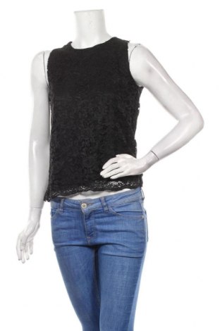 Γυναικείο αμάνικο μπλουζάκι Piazza Italia, Μέγεθος S, Χρώμα Μαύρο, Τιμή 13,64 €