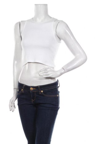 Γυναικείο αμάνικο μπλουζάκι Pull&Bear, Μέγεθος M, Χρώμα Λευκό, 97% βαμβάκι, 3% ελαστάνη, Τιμή 11,21 €