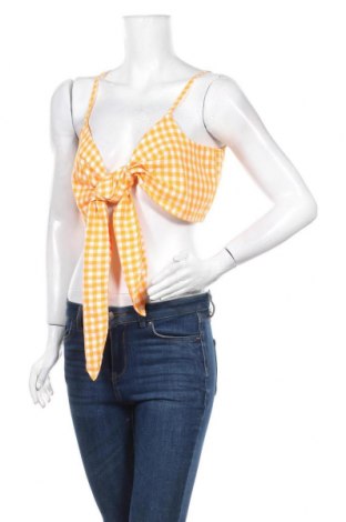 Γυναικείο αμάνικο μπλουζάκι Rinascimento, Μέγεθος L, Χρώμα Πορτοκαλί, Τιμή 24,43 €