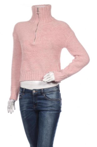Damski sweter, Rozmiar XS, Kolor Różowy, 60% poliester, 40% poliamid, Cena 76,80 zł