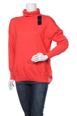 Дамски пуловер Comma,, Размер L, Цвят Червен, 60% памук, 40% полиамид, Цена 111,30 лв.