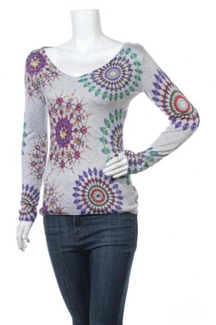 Γυναικείο πουλόβερ Desigual, Μέγεθος M, Χρώμα Γκρί, Βισκόζη, Τιμή 40,27 €
