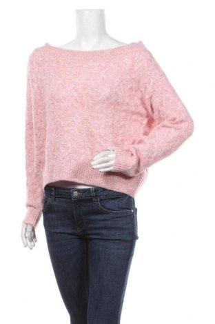 Дамски пуловер Even&Odd, Размер M, Цвят Розов, 75% акрил, 11% полиамид, 11% полиестер, 3% еластан, Цена 31,92 лв.