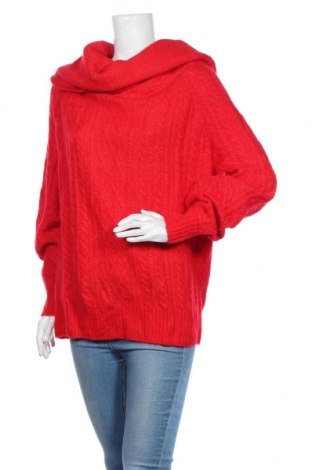 Γυναικείο πουλόβερ H&M, Μέγεθος S, Χρώμα Κόκκινο, 62%ακρυλικό, 28% πολυαμίδη, 8% μαλλί, 2% ελαστάνη, Τιμή 20,78 €