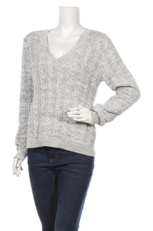 Γυναικείο πουλόβερ H&M, Μέγεθος M, Χρώμα Γκρί, 50%ακρυλικό, 50% βαμβάκι, Τιμή 15,58 €