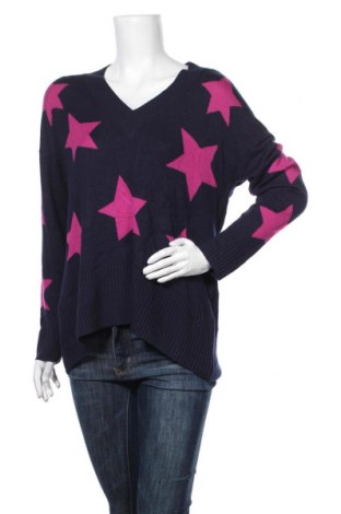 Дамски пуловер Marc Aurel, Размер L, Цвят Син, 55% вълна, 40% вискоза, 5% кашмир, Цена 67,20 лв.