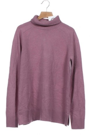 Damski sweter Massimo Dutti, Rozmiar XS, Kolor Różowy, 95% wełna, 5% kaszmir, Cena 316,88 zł