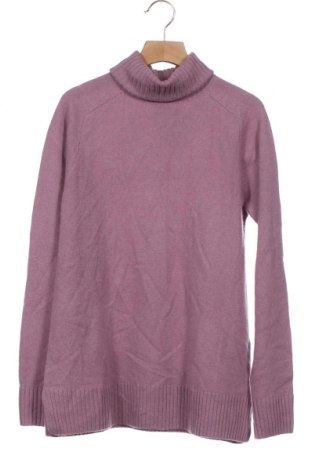 Damski sweter Massimo Dutti, Rozmiar XS, Kolor Różowy, 95% wełna, 5% kaszmir, Cena 295,75 zł