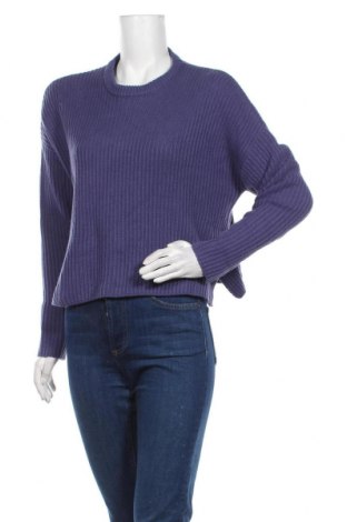 Дамски пуловер Monki, Размер XS, Цвят Лилав, 60% памук, 40% акрил, Цена 45,15 лв.