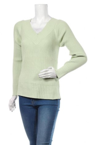 Дамски пуловер Outfit, Размер L, Цвят Зелен, Памук, Цена 29,40 лв.