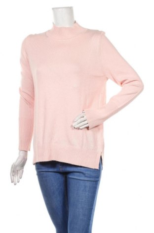 Дамски пуловер S.Oliver, Размер L, Цвят Розов, 45% вискоза, 30% полиамид, 25% памук, Цена 51,00 лв.