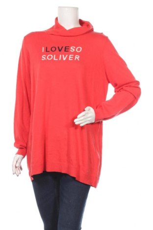 Дамски пуловер S.Oliver, Размер XL, Цвят Розов, 33% вискоза, 23% полиамид, 20% памук, 20% вълна, 4% кашмир, Цена 49,50 лв.