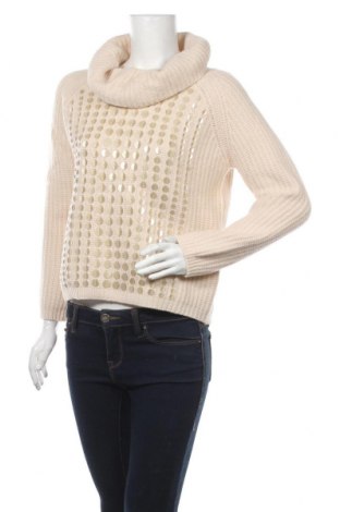 Дамски пуловер TWINSET, Размер S, Цвят Екрю, 70% вълна, 30% полиамид, Цена 230,30 лв.
