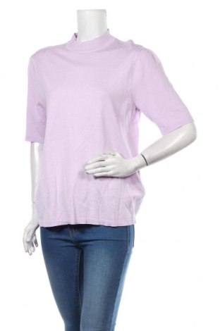 Дамски пуловер Takko Fashion, Размер L, Цвят Лилав, 70% вискоза, 30% полиамид, Цена 44,10 лв.