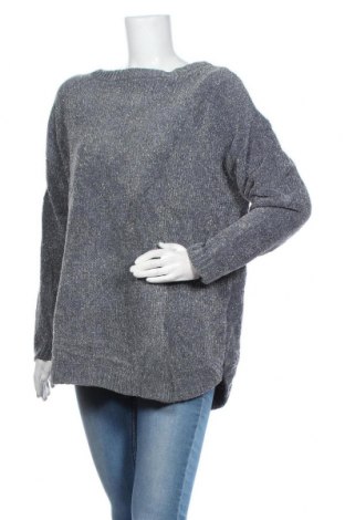 Дамски пуловер Yessica, Размер L, Цвят Сив, 38% полиамид, 36% полиестер, 16% акрил, 10% метални нишки, Цена 33,60 лв.