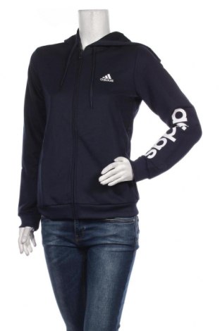 Γυναικείο φούτερ Adidas, Μέγεθος M, Χρώμα Μπλέ, Πολυεστέρας, Τιμή 42,14 €