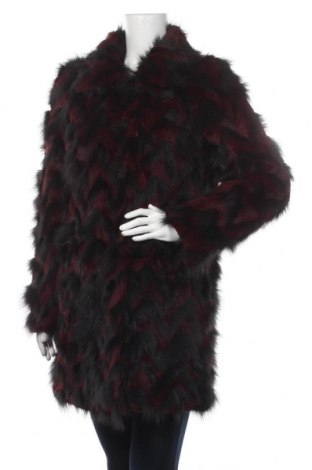 Дамско кожено палто Antik Batik, Размер M, Цвят Червен, Естествен косъм, Цена 1 493,40 лв.